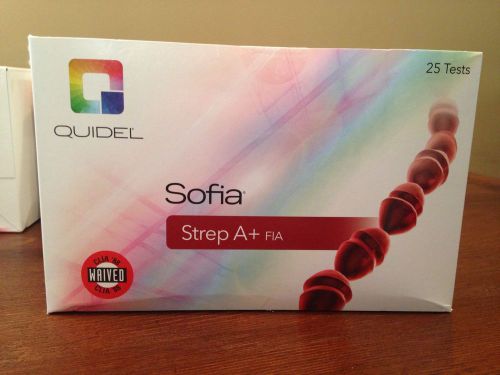 New! 5 Box Quidel Sofia Strep A 25 Tests Clia Waived 20274 Exp 3/2017 12/2016