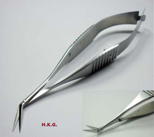 60-517, Vannas Scissors, Angled on side 85MM Ophthalmology Instruments.