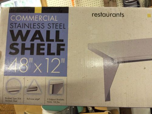 Stainless Steel Wall Shelf