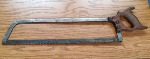 Very Nice ANTIQUE MEAT HAND SAW BUTCHER TOOL 18&#034; BLADE L@@K!
