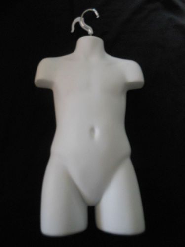 White Mannequin Hanging Display Form Child Toddler 20 1/2&#034; long