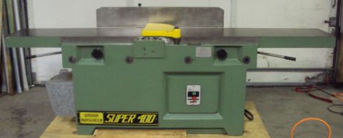 Wadkin super 400 jointer, 16&#034; x 102&#034; table, 4hp, 3ph motor, cleaned, checked for sale