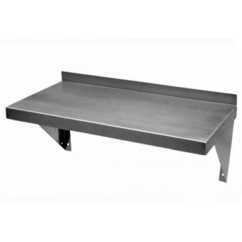 14&#034;x72&#034; Stainless Steel Wall Shelf