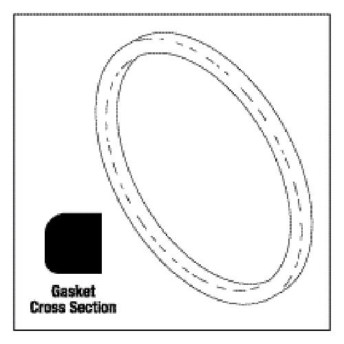 DOOR GASKET for  TUTTNAUER 2340M  Fits only Serial #8805 and below  RPI #TUG002