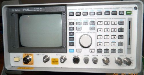 ***HP AGILENT 8920A 30-1000 MHz RF COMM ANALYZER W/ OPTS 102,103,004, GUARANTEED