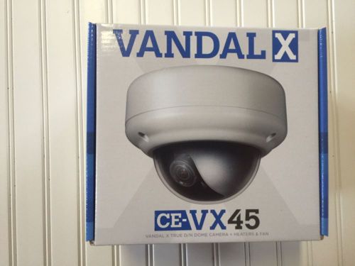 Weather rated vandal x outdoor day/night dome camera ce-vx45 (white) for sale