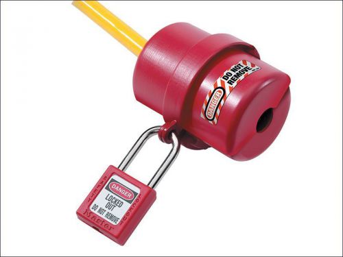 Master lock - lockout electrical plug cover small for 120 - 240 volt. for sale