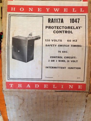 Honeywell ra117a1047 - protectorelay control 120 volts - 60hz for sale