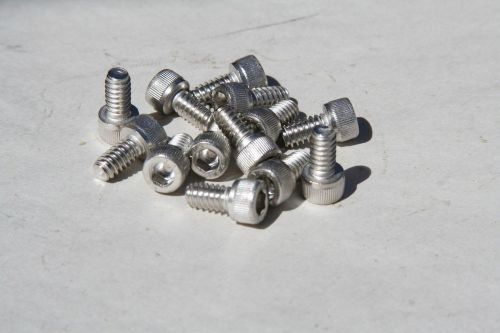 80 PIECES  3/8-16 X 1 1/4  STAINLESS STEEL SOCKET HEAD CAP SCREWS