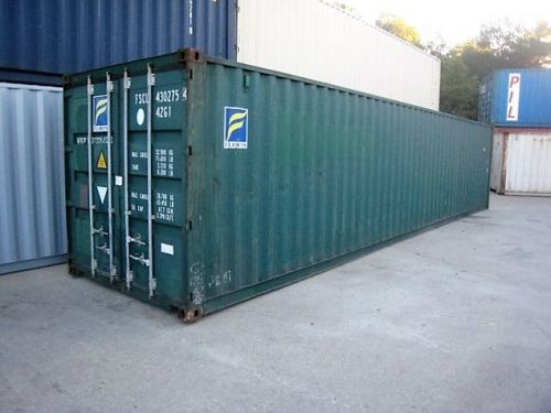 40&#039; Ground Level Steel Storage Container