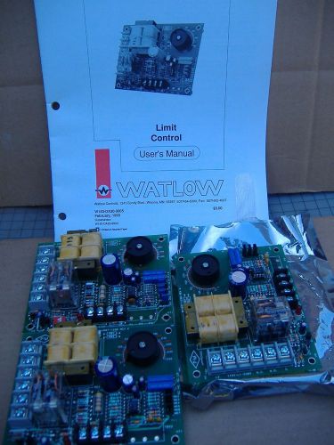 Watlow Temperature limit control Board 140A-1604-6000, Lot of 3