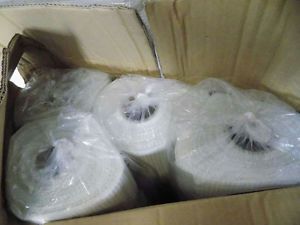 4 rolls of 38in x 150ft grip-rite eifs fiberglass stucco mesh, white for sale