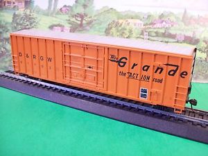 HO RIO GRANDE 50&#039; Boxcar #61702 - Metal wheels - Kadees!