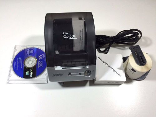 Brother QL-500 P Touch Thermal Label Printer Maker - Extra Labels