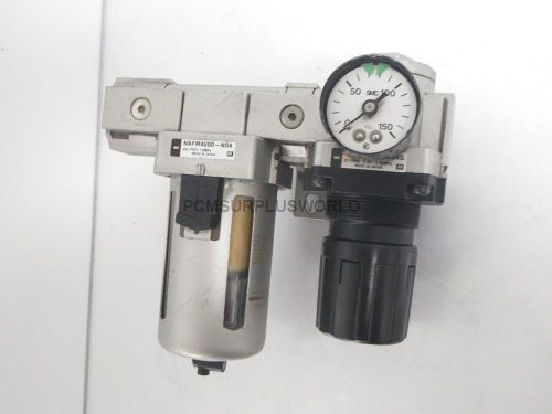 NAFM4000-N04 NAR4000-N04G Pneumatic Mist Separator Air Regulator ( Used Tested )