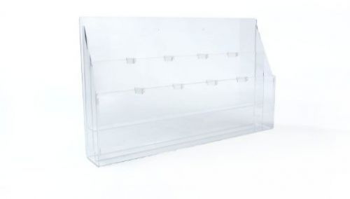 Displays2go clear acrylic countertop literature holder with adjustable pegs for for sale