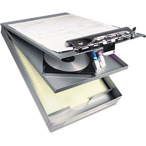 Saunders Cruiser Mate Aluminum Form Folder, 1&#034; Capacity, 8.5x12, Silver SAU21017