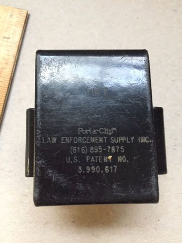 Police Radio Uniform Belt Clip Made Of Covered Steel