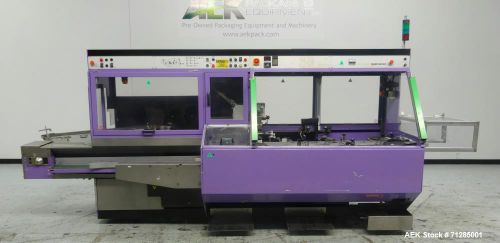 Used- Marchesini Model M 140 Automatic Horizontal Reverse Tuck Cartoner. Machine