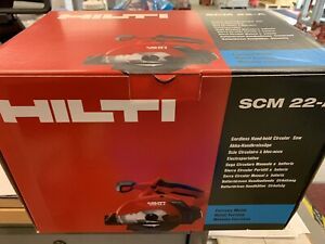 New HILTI SCM 22-A BRAND NEW Cordless Metal Saw, Tool Only No blade - No Battery