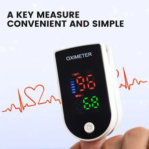 Finger Pulse Oximeter Blood Oxygen Meter Heart Rate SpO2 Monitor Sensor