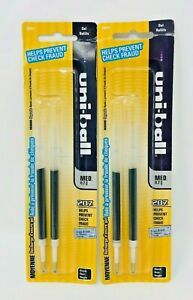 Uni-Ball 207 Gel Black Ink Refills Medium 0.7mm Point 2pk