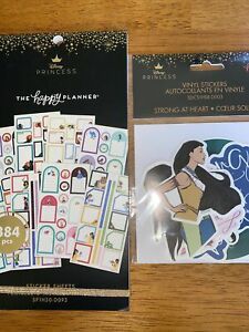 The Happy Planner Disney Princess Sticker Book With Set Of Vinyl Stickers