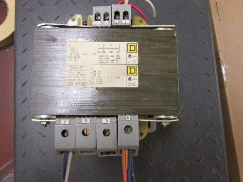 Square d control transformer 9070v1000, 1kva, pri: 460/220/110v, sec: 36/42/48v for sale