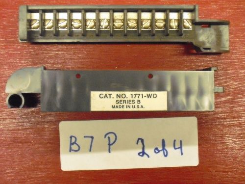 Allen bradley 1771-wd series b field wiring swing arm 12 terminal  lot of 4 for sale