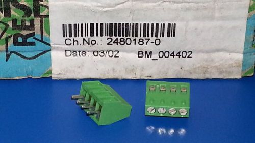 50 Phoenix Contact MPT 0,5/ 4-2,54 Terminal Blocks, NOS