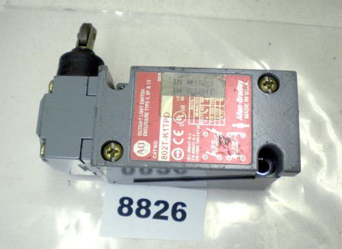 (8326) allen bradley limit switch 802t-k1tpd for sale