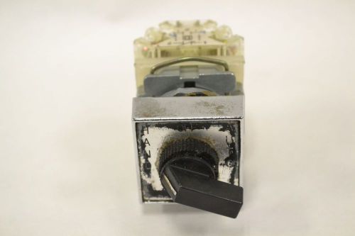 SQUARE D 9001 KA-1 PILOT DUTY SELECTOR SWITCH J B329885