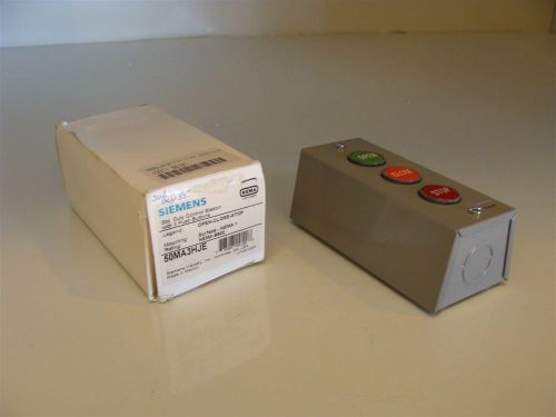 Siemens 50ma3hje standard duty control station 3 push button new free ship in us for sale