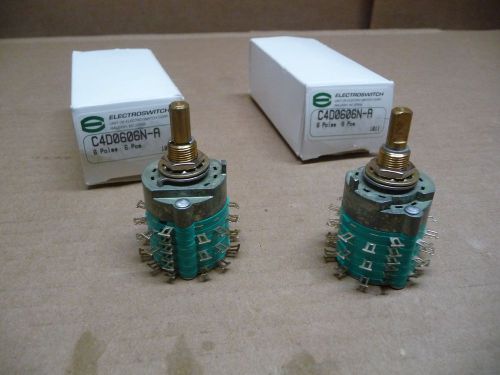 ELECTROSWITCH MODEL C4D0606N-A ROTARY SWITCH 6P6T 500mA 125V