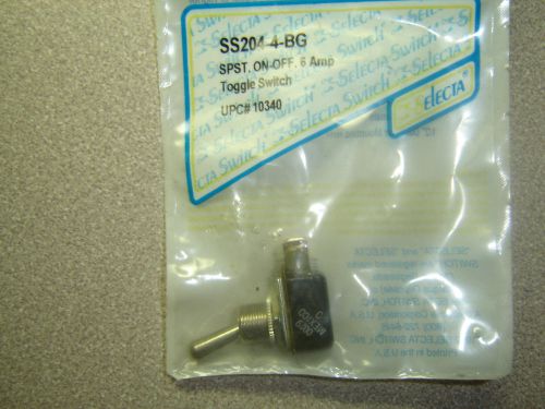 SS204-4-BG LOT of 2 Selecta Toggle Switch SPST 125v 6A / 250v 3A ON-OFF NOS