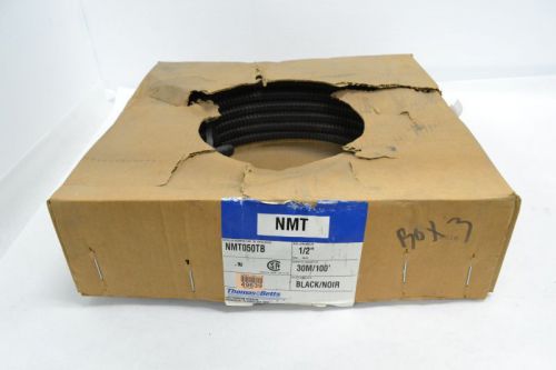 New thomas&amp;betts nmt050tb 1/2in flexible tubing black 100ft rigid pvc b249680 for sale