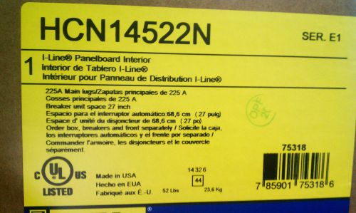 BRAND NEW Square D HCN14522N 225 AMP MLO I-LINE PANELBOARD