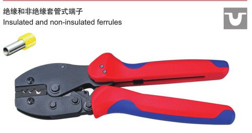 1.0-6.0mm2 awg20-10 insulated and non-insulated ferrules crimping plier tools for sale