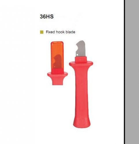 36HS Cable Knife Patent Fixed Hook Blade Blister Packing 28mm Blade German Stype