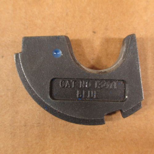 T&amp;B Die 13471 Blue Lower Bottom Thomas &amp; Betts For Crimping Crimper Crimp Tool