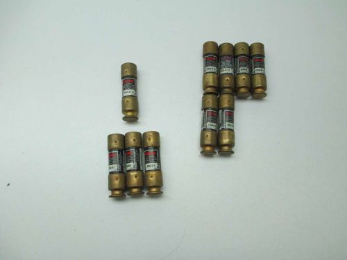 LOT 10 NEW BUSSMANN ASSORTED FRN-R6 FRN-R12 FRN-R10 FUSETRON FUSE D392626