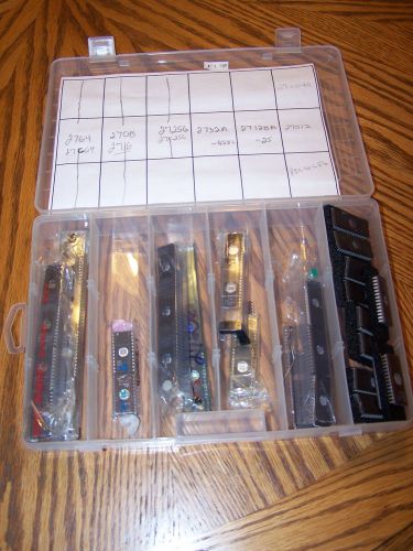 (41) PINBALL ARCADE BLANK EPROM ASSORTMENT- WILLIAMS, BALLY, GOTTLIEB, DATA EAST