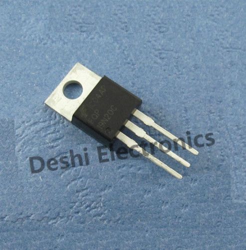 50pcs fqp19n20c 19n20c manu: fairchild to-220 200v 19a n-channel mosfet for sale