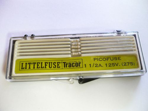 5 PCS LITTELFUSE PICOFUSE 1-1/2A, NEW