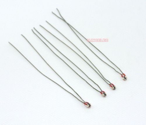 200pcs NTC Thermistor 10K ohm 1% Tolerance 3380 Glass Encapsulated 1.25mm