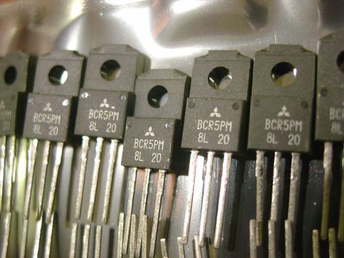 Lot of 20pcs - Mitsubishi BCR5PM-8L TRIAC - 5A, 400V Isolated Tab - USA seller