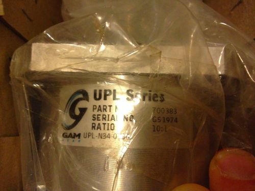 SAJF// GAM UPL SERIES 700383 UPL-N34-010G USED 10:1 Gear Reducer