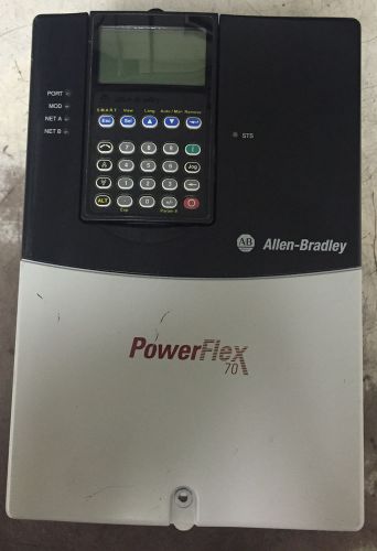 ALLEN BRADLEY 20AB015A0AYYANNN POWERFLEX 70 5HP 230v 15.3a