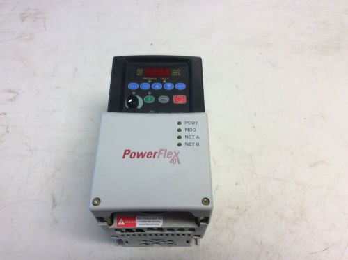 Allen Bradley 22B-D4P0N104 Power Flex 40 2 HP 1.5 kW VFD Drive 22BD4P0N104