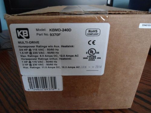 NEW KBMD-240D Part # 9370F DC Motor Drive Multi-Drive Penta Power